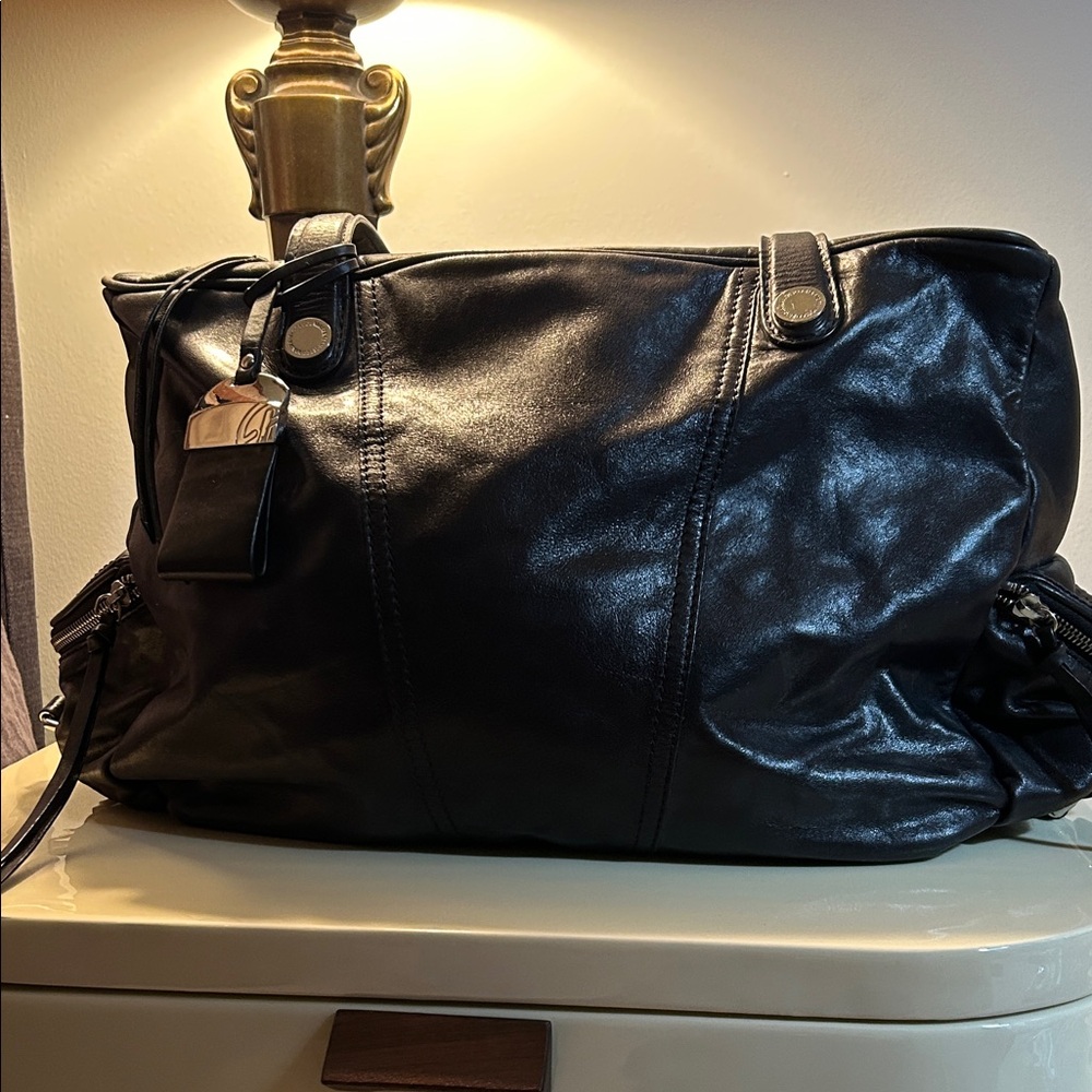 Elegant Black Leather Women's Bag